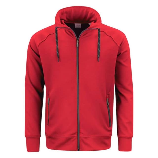 Printer Mens Jog Rsx Jumper in Red Size: Small Red Male S