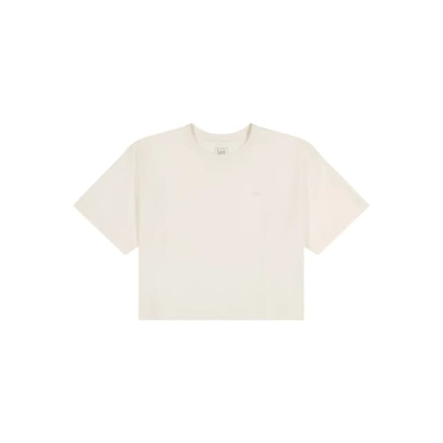 Lee Womens short T-Shirt Lee Boxy Blanc Female S