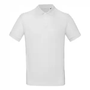 B&C Mens Inspire Polo (Pack of 2) (M) (Snow)
