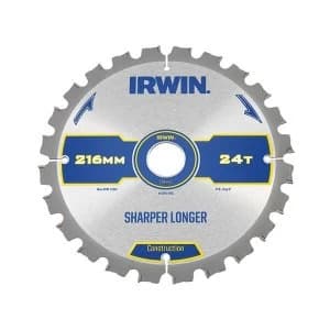 IRWIN Construction Mitre Circular Saw Blade 260 x 30mm x 48T ATB/Neg