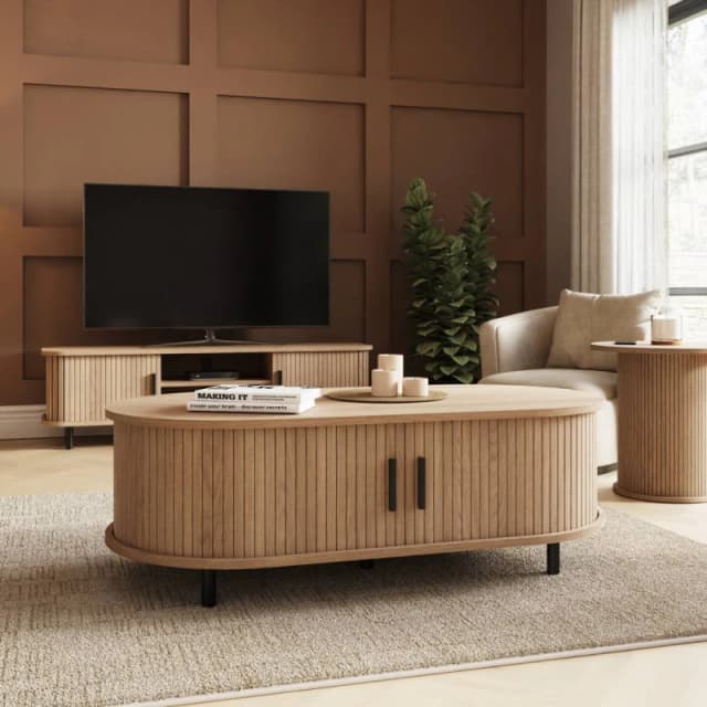 GFW Omari Coffee Table in Light Oak Light Oak Unisex