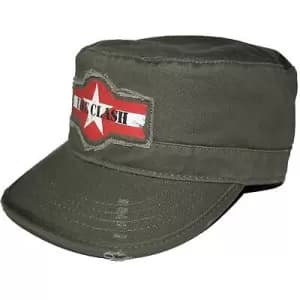 The Clash - Star Logo Unisex Military Cap - Green