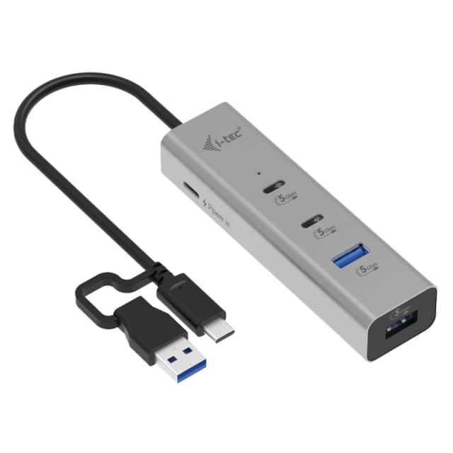 i-tec i-tec Metal Universal Charging HUB 2xUSB-C + 2x USB-A Port + Power Delivery 85W CAHUBMETAL2A2CPD