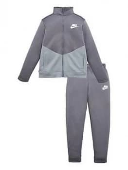 Nike Older Core Futura Poly Tracksuit - Grey