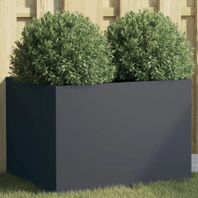 VIDAXL Planter Anthracite 62x47x46cm Steel Vidaxl 8721012364615