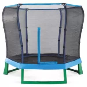 Plum 7ft Blue Junior Jumper Trampoline and Enclosure