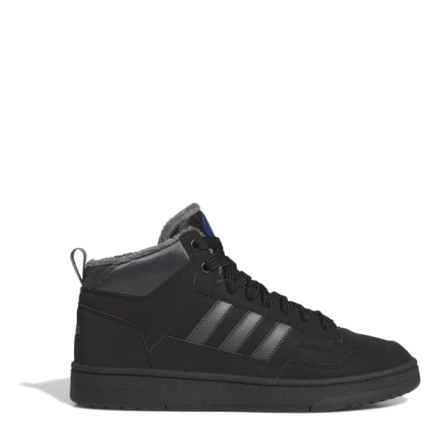 adidas Mens RCourt High-Top Trainers Black/Grey male 9 (43.3)