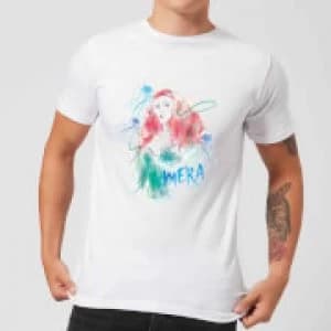 Aquaman Mera Mens T-Shirt - White - S