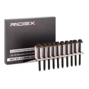 RIDEX Cylinder Head Bolt Kit VW,AUDI,SKODA 1217B0036 WHT00091210x,WHT00091210x,WHT00091210x Bolt Kit, cylinder head WHT00091210x