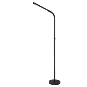 Gilly Classic Floor Reading Lamp - LED Dim. - 1x3W 2700K - Black