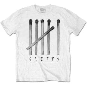 While She Sleeps - Matches Unisex XX-Large T-Shirt - White