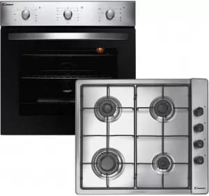 Candy COGHP60X 4 Burner Gas Hob Electric Single Oven