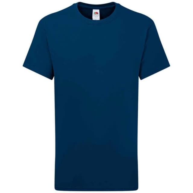 Fruit of the Loom Iconic 195 Premium T-Shirt in Royal Size: 12-13 Years Royal Unisex 12-13 Years