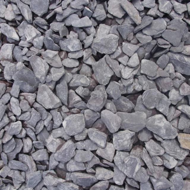 Buttercup Farm 40mm - Blue Slate - Decorative Stone Premium Aggregate BulkBag 850 Kg in Grey Grey Unisex