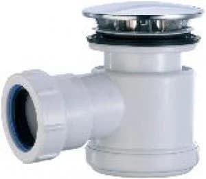 Wickes Shower Tray Water Outlet and Waste Kit - Chrome