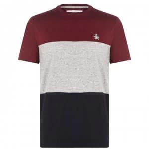 Original Penguin Block T-Shirt - Port 608
