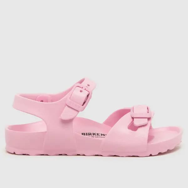 BIRKENSTOCK pale pink rio eva Girls Toddler sandals Pale Pink UK 8 (EU 25)