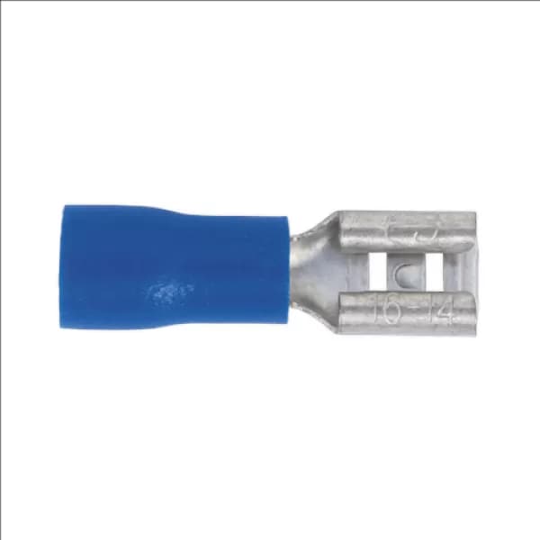 Genuine SEALEY BT19 Push-On Terminal 4.8mm Female Blue Pack of 100