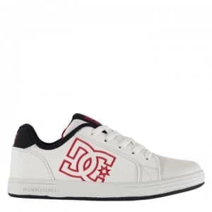 DC Serial Gaffik Junior Boys Trainers - NVY RED XWRB