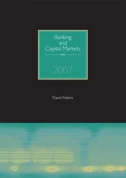 Banking and Capital Markets by David Adams Paperback