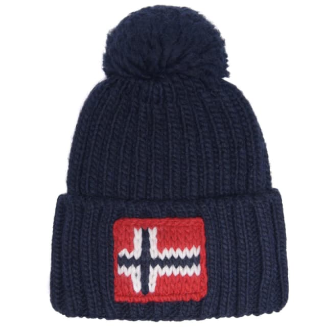Napapijri Semiury Beanie Hat Adults Navy unisex One Size