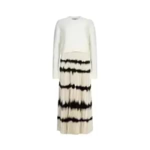 AllSaints Curtis Knit Dress - White