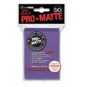 Ultra Pro Matte Purple 50 Sleeves