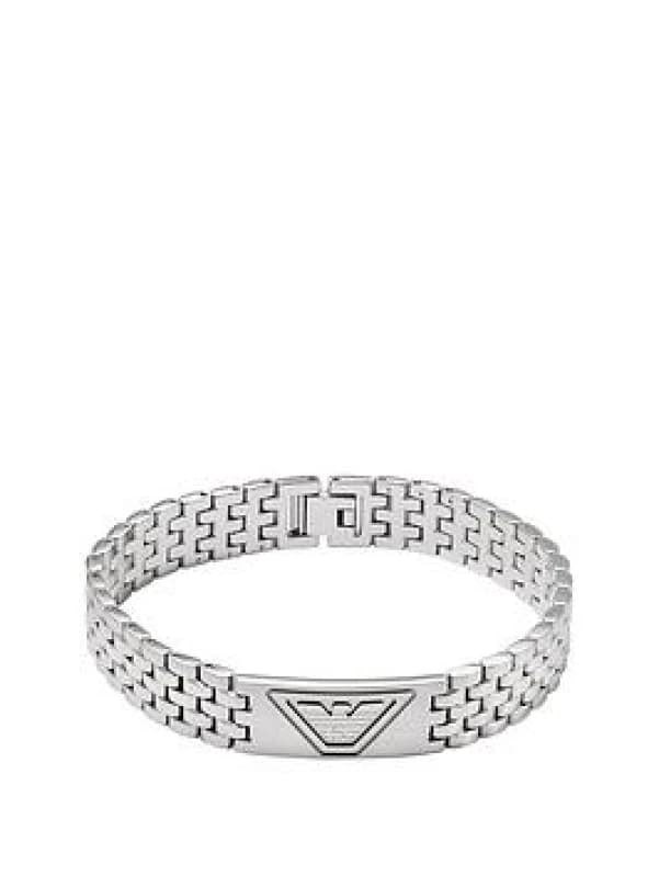 Emporio Armani EGS3126040 Mens Stainless Steel Eagle Logo Jewellery