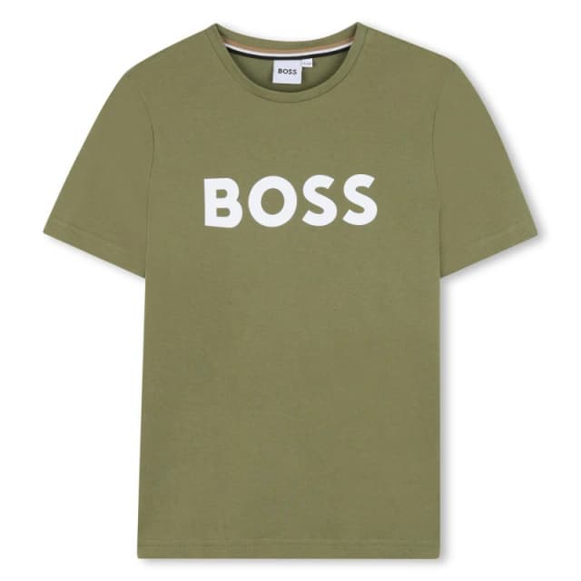 Boss Kids Logo T-Shirt Laurier 673 male 14 Yrs