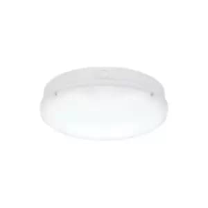 Saxby Forca Cct - Integrated LED Outdoor Emergency Flush Light Gloss White, Opal IP65
