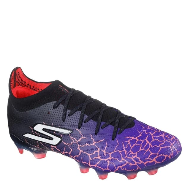 Skechers SKX 01 Elite Firm Ground Football Boots Purple/Black male 6 (39.5)