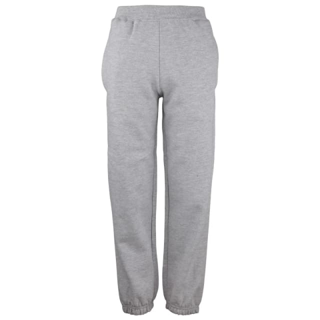 AWDis Cuffed Jogpants Jogging Bottoms in Grey Size: 12-13 Years Grey Unisex 12-13 Years