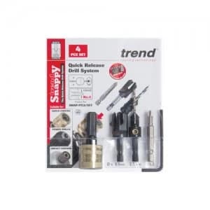Trend Snappy 3 Piece No10 Plug Cutter Screw Set