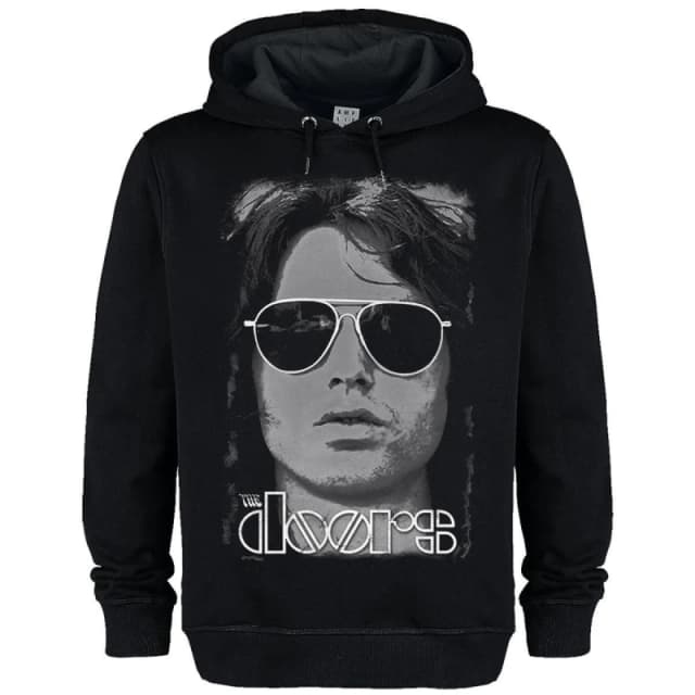 Amplified Amplified Men Mr Mojo Rising The Doors Hoodie in Black Size: X-Small Black XS Male 5063574394000