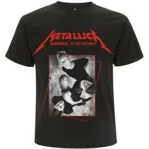 Metallica - Hardwired Band Concrete Unisex Medium T-Shirt - Black