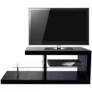 HALO - Chunky TV Stand / Entertainment Unit / Coffee Table - Black - Black