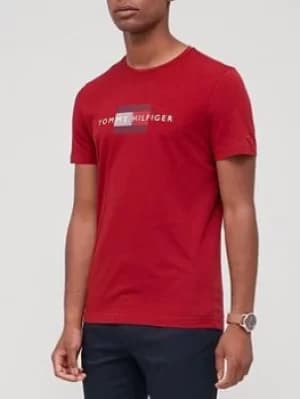 Tommy Hilfiger Lines Hilfiger T-Shirt, Red Size M Men