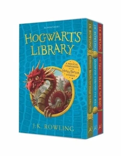 The Hogwarts Library Box Set - J.K. Rowling - Counterpack filled - Used