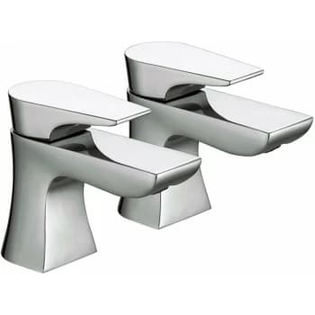 Hourglass Basin Taps Pair - Chrome - Bristan