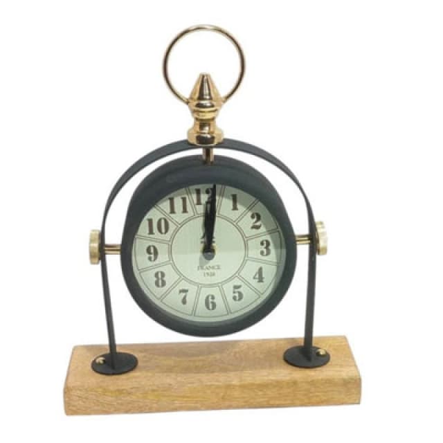 Table Clock - L8 x W23 x H29cm MinsterStylishLivingLtd6683