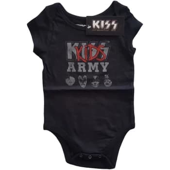 KISS - Army Kids 0-3 Months Babywear - Black
