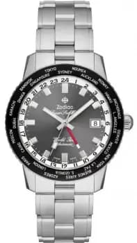Zodiac Watch Super Sea Wolf World Time GMT