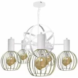 Keter Satellite Pendant Ceiling Light White, 60cm, 5x E27