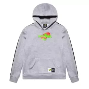 Hype x Space Jam Retro Character Print Logo Hoodie Juniors - Grey