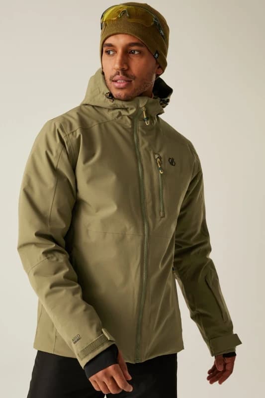 Dare 2b Dare 2b Men Eagle Waterproof Breathable Insulated Skiing Jacket in Green Size: 2X-large Green XXL Male 5063516185512