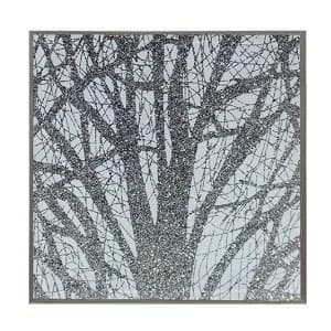 Silver Glass Woodland Set Of 4 Coasters By Lesser & Pavey