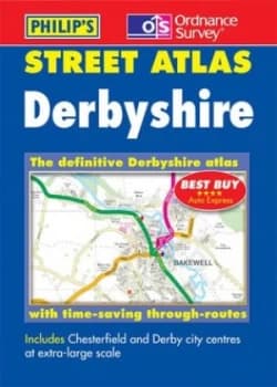 Philips Street Atlas Derbyshire Book