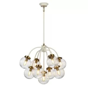 Cosmos 9 Light Pendant Globe Glass Shades