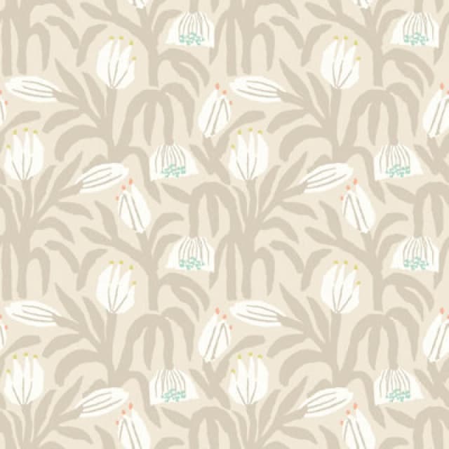 Hoopla Walls Chunky Flower Hazelwood Smooth Matt Wallpaper