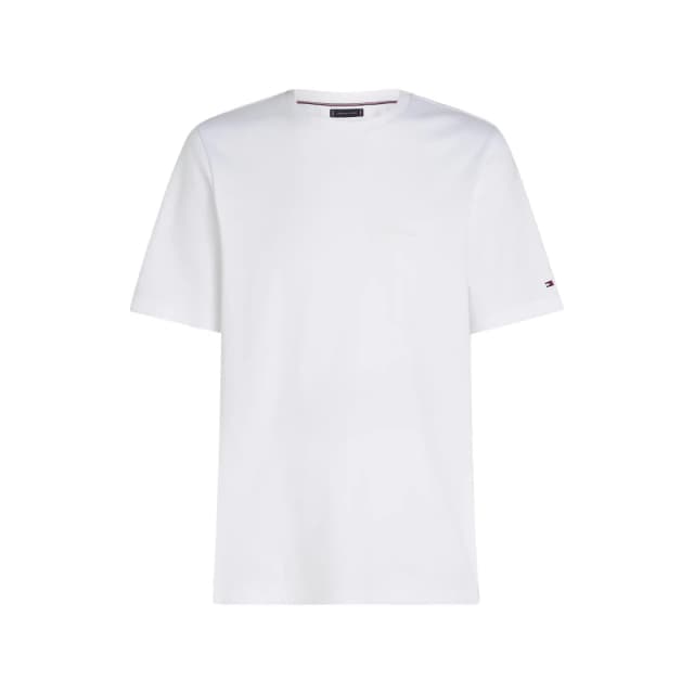 Tommy Hilfiger Mens Interlock Cotton T-Shirt White YBR male S